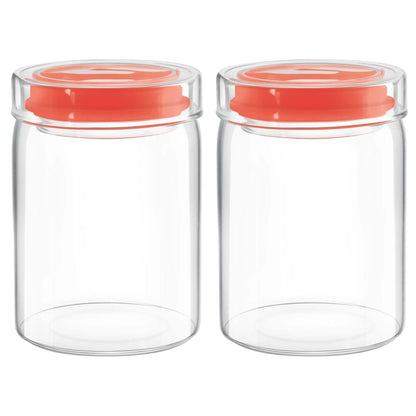 Treo Borosilicate Glass Alin Jar with Glass Lid - 10