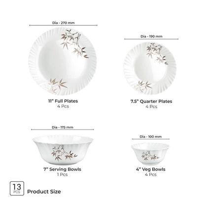 Treo Aurelia Collection Opalware Dinner Set - 21
