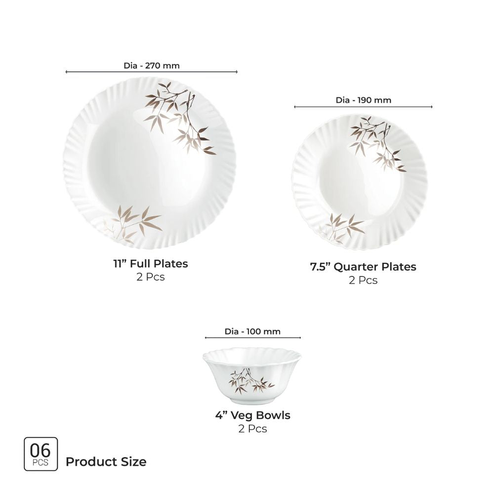 Treo Aurelia Collection Opalware Dinner Set - 21