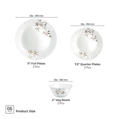 Treo Aurelia Collection Opalware Dinner Set - 21