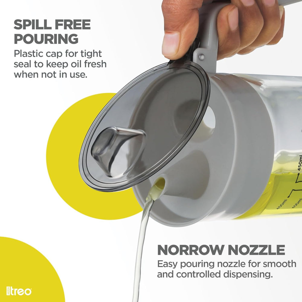 Treo Flow Borosilicate Glass Oil Dispenser - 9