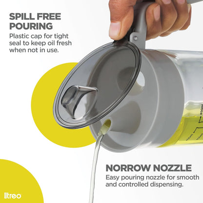 Treo Flow Borosilicate Glass Oil Dispenser - 9