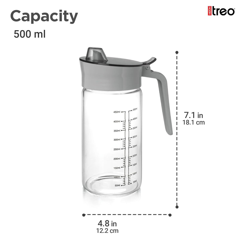 Treo Flow Borosilicate Glass Oil Dispenser - 6