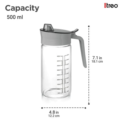 Treo Flow Borosilicate Glass Oil Dispenser - 6