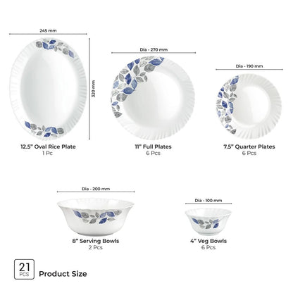Treo Aurelia Collection Opalware Dinner Set - 26