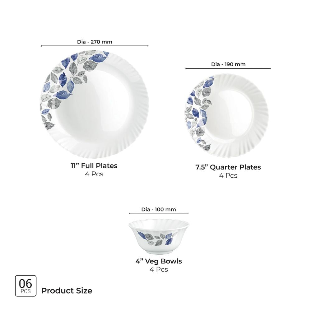 Treo Aurelia Collection Opalware Dinner Set - 24