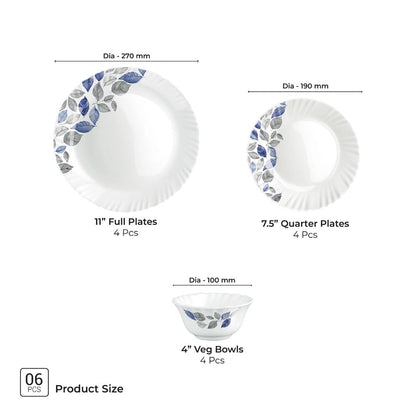 Treo Aurelia Collection Opalware Dinner Set - 24