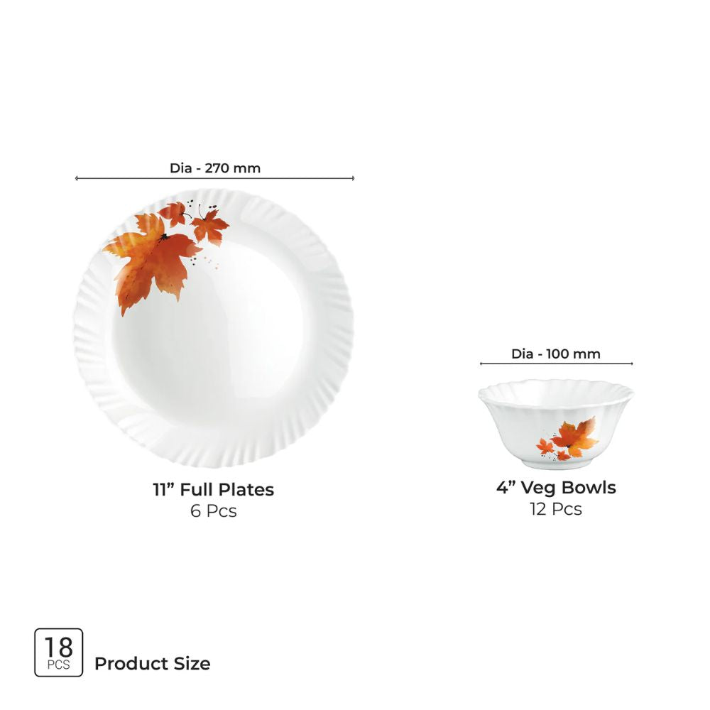 Treo Aurelia Collection Mapelle Series Opalware Dinner Set - 5