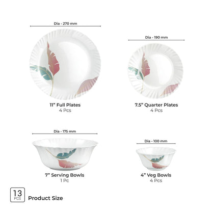 Treo Aurelia Collection Opalware Dinner Set - 12