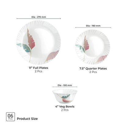 Treo Aurelia Collection Opalware Dinner Set - 12