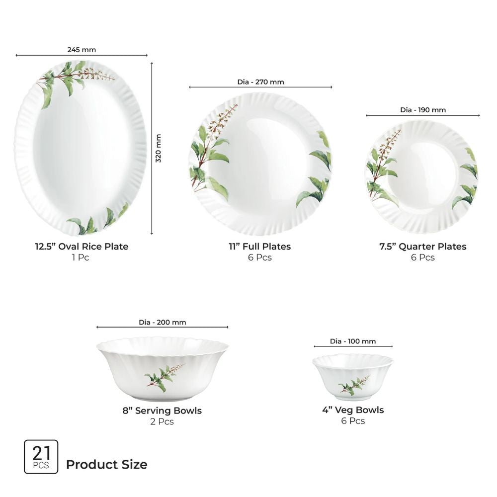 Treo Aurelia Collection Opalware Dinner Set - 32