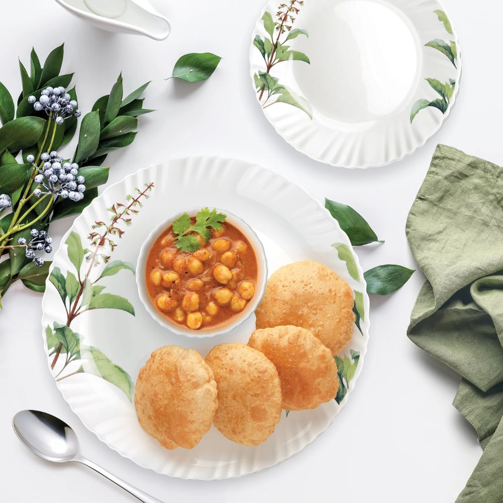 Treo Aurelia Collection Opalware Dinner Set with Soup Bowl - 33