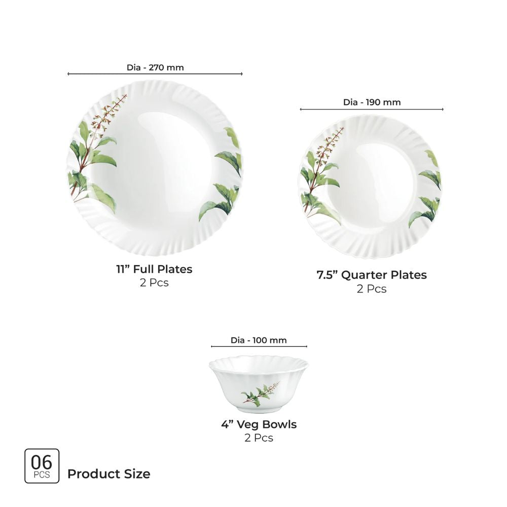 Treo Aurelia Collection Opalware Dinner Set - 27