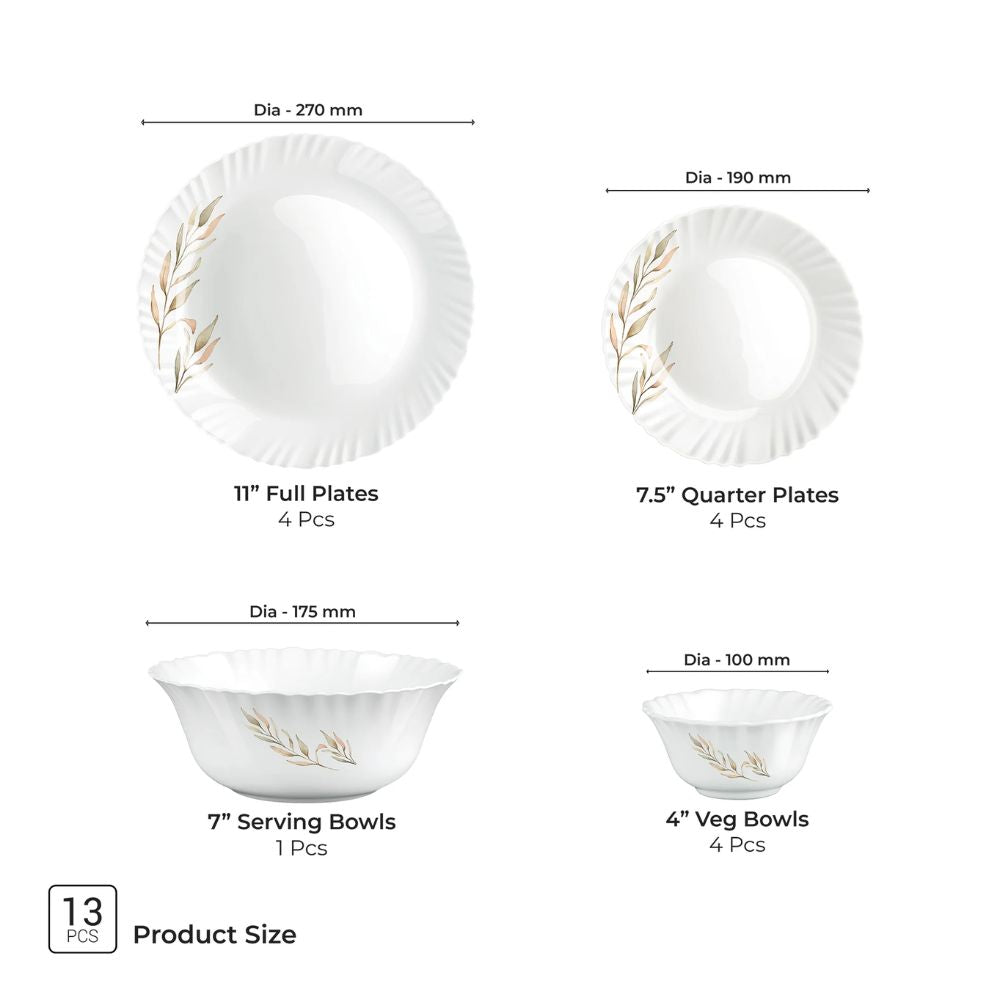 Treo Aurelia Collection Opalware Dinner Set - 18