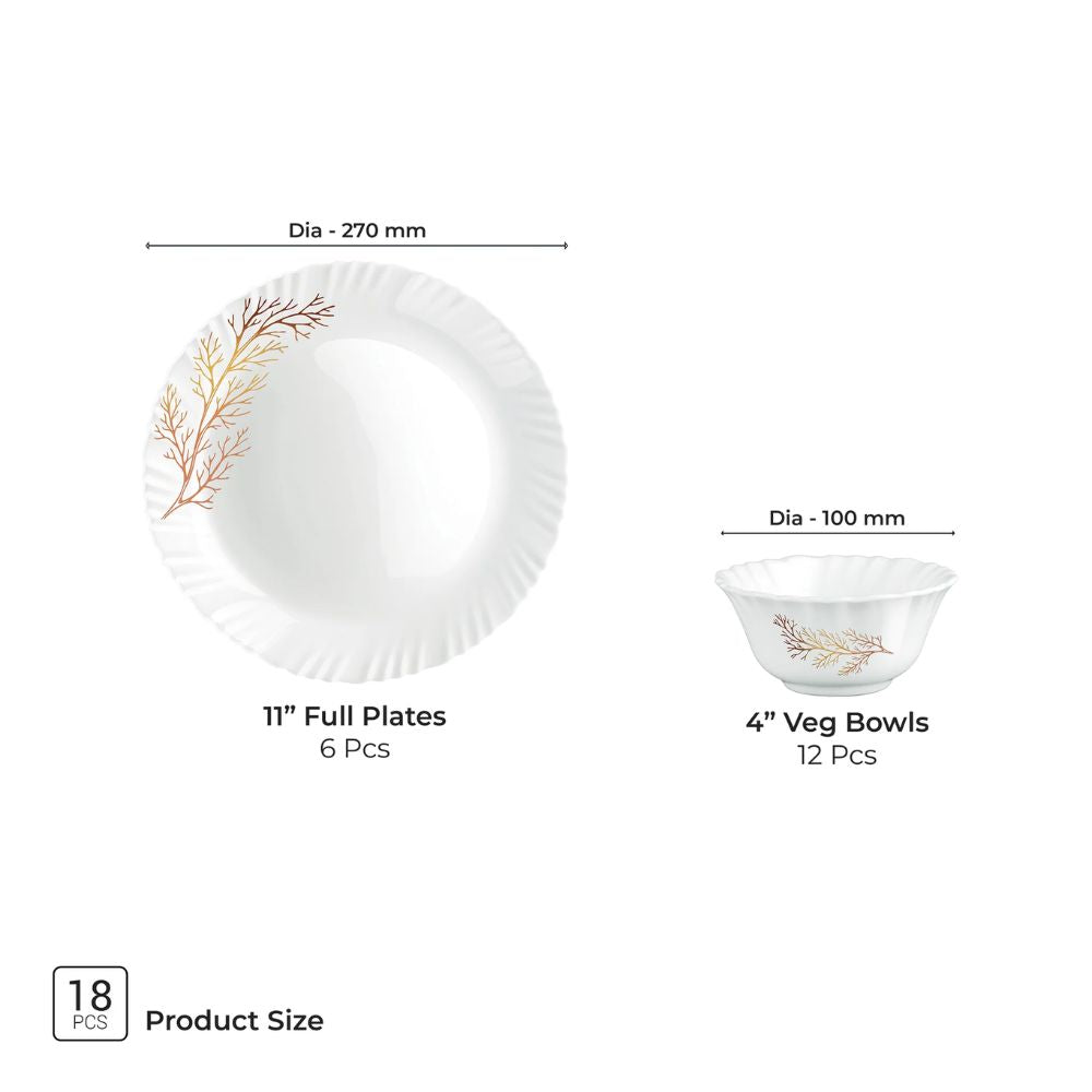 Treo Aurelia Collection Opalware Dinner Set - 26