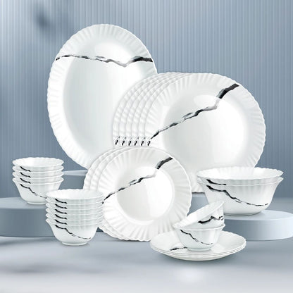 Treo Aurelia Collection Opalware Dinner Set with Soup Bowl - 16