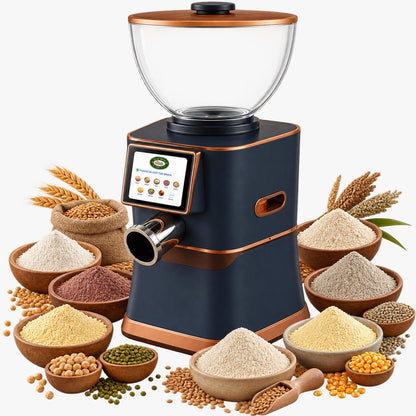 Softel Smart IoT Millet Mill | Atta Chakki | Touchscreen | Stone Based Flour Mill & Masala Grinder | Auto Clean | 7.5–10 Kgs/Hour