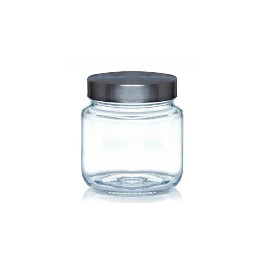 Yera Steelex Storage Round Jar with Steel Cap - 2