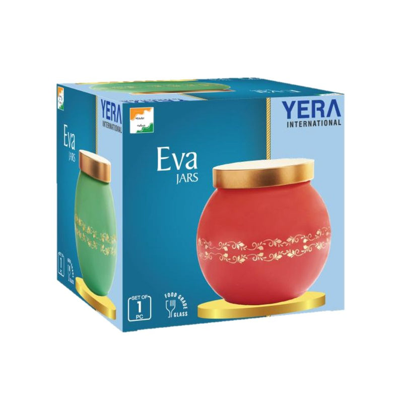 Yera Eva 850 ML Storage Jar with Metallic Lid - 5