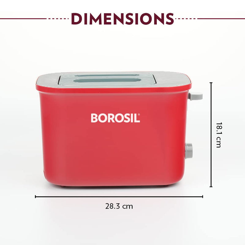 Borosil Krispy 750 Watt Pop-Up Toaster - 3