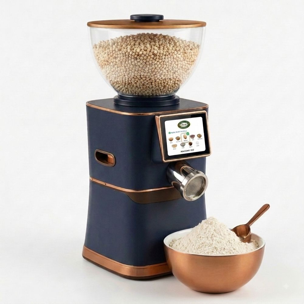 Softel Smart IoT Millet Mill | Atta Chakki | Touchscreen | Stone Based Flour Mill & Masala Grinder | Auto Clean | 7.5–10 Kgs/Hour