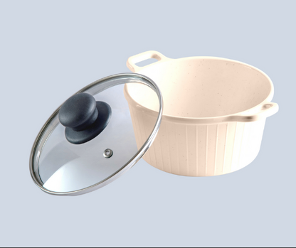 Terraware Melamine Casserole with Glass Lid