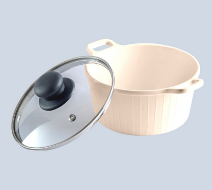 Terraware Melamine Casserole with Glass Lid