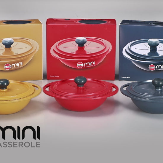 Hawkins Die Cast 750 ML Mini Round Casserole with Lid | 1 Pc