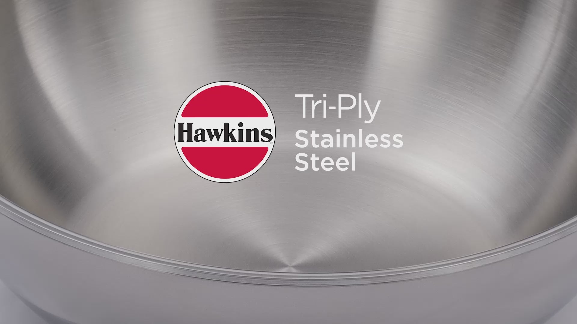 Hawkins Triply Stainless Steel Metro Kadhai | Gas & Induction Compatible | Silver | 1 Pc