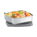Milton Stainless Steel Pro Rectnagular Conatiners with Plastic Lid - 6