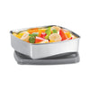 Milton Stainless Steel Pro Rectnagular Conatiners with Plastic Lid - 6