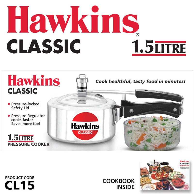 Hawkins Classic Aluminum Pressure Cooker - 2