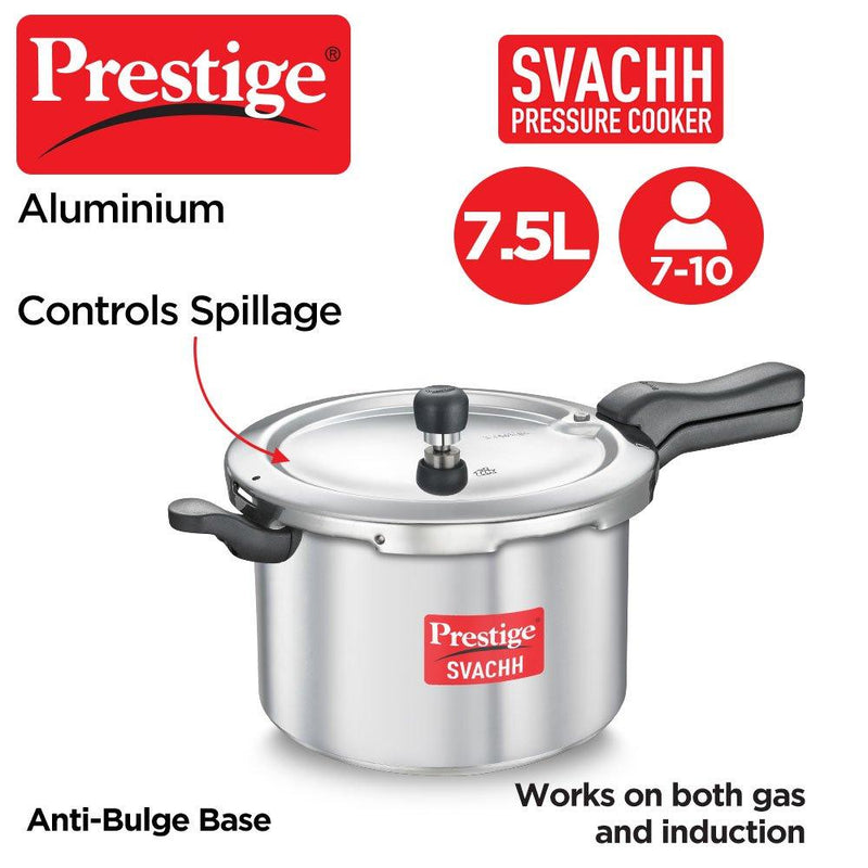 Prestige Svachh Aluminum Outer Lid Pressure Cooker - 10727 - 12