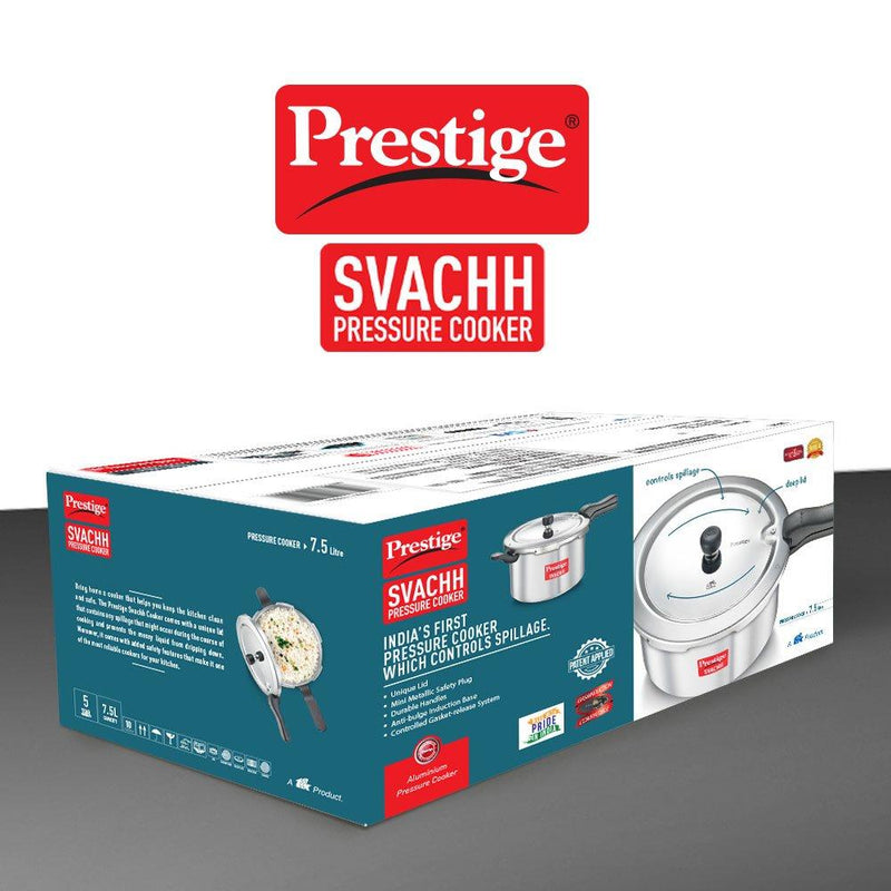 Prestige Svachh Aluminum Outer Lid Pressure Cooker - 10727 - 15