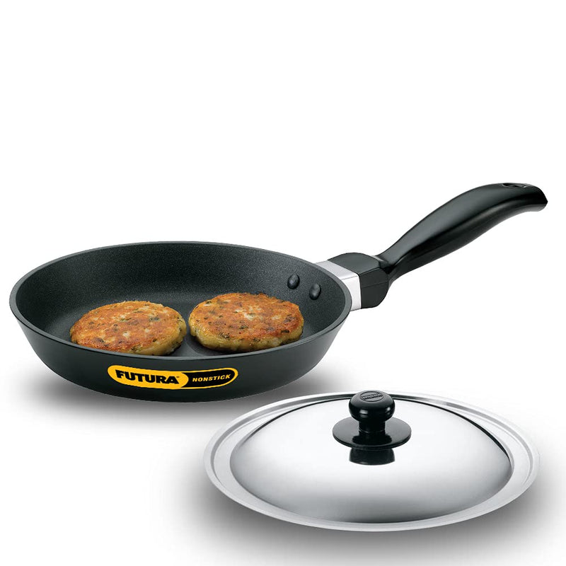 Hawkins Futura Non-Stick Frying Pan with Steel Lid - 1