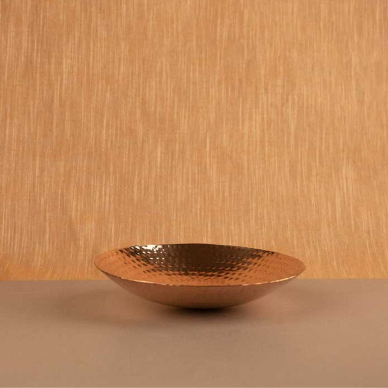 P-Tal Hammered Copper Curved Plate - 1