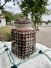 Rasoishop Square Ceramic Jar | Pickle / Aachar Jar | 2.5 KG | Handmade and Bespoke