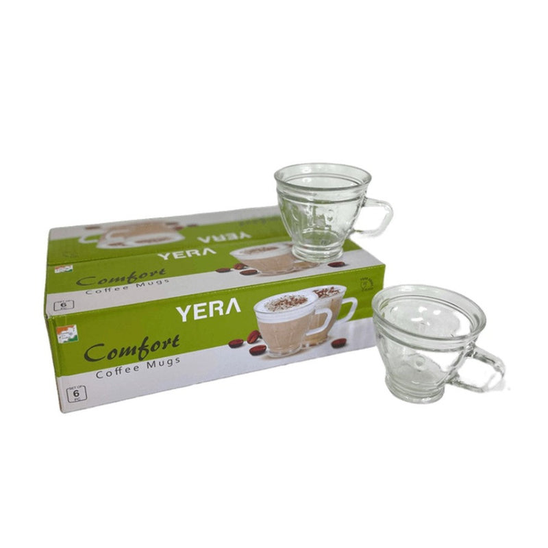 Yera CS6DD 180 ML Glass Coffee Mugs - 7