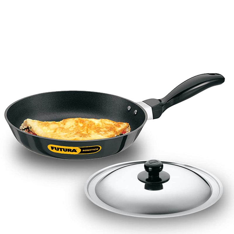 Hawkins Futura Non-Stick Frying Pan with Steel Lid - 8
