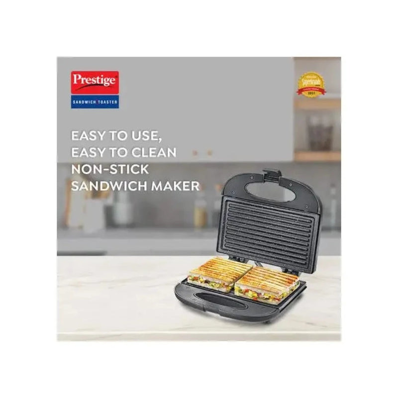 Prestige PGFSP - Spatter Coated Non-stick Sandwich Toasters With fixed Grill Plate - 2