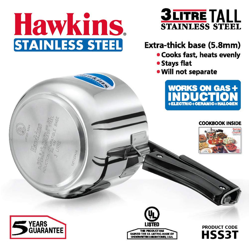 Hawkins Stainless Steel Pressure Cookers - 10