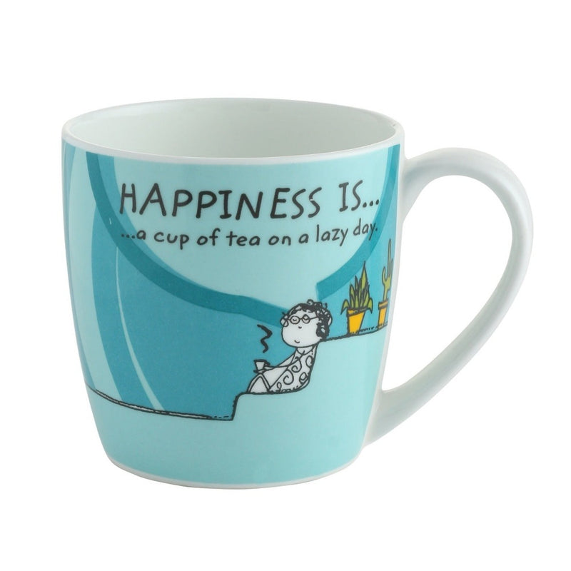 Clay Craft Ceramic Happiness Is... Alton Printed 210 ML Coffee Mug - 3