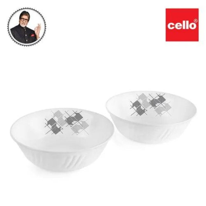 Cello Dazzle Noodle Linear Glaze Multipurpose Bowl Set - 6
