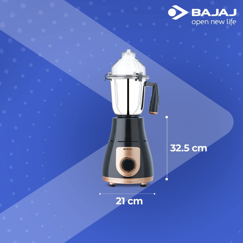 Bajaj GX 3701 750 Watts Mixer Grinder with 3 Jars - 410528 - 4