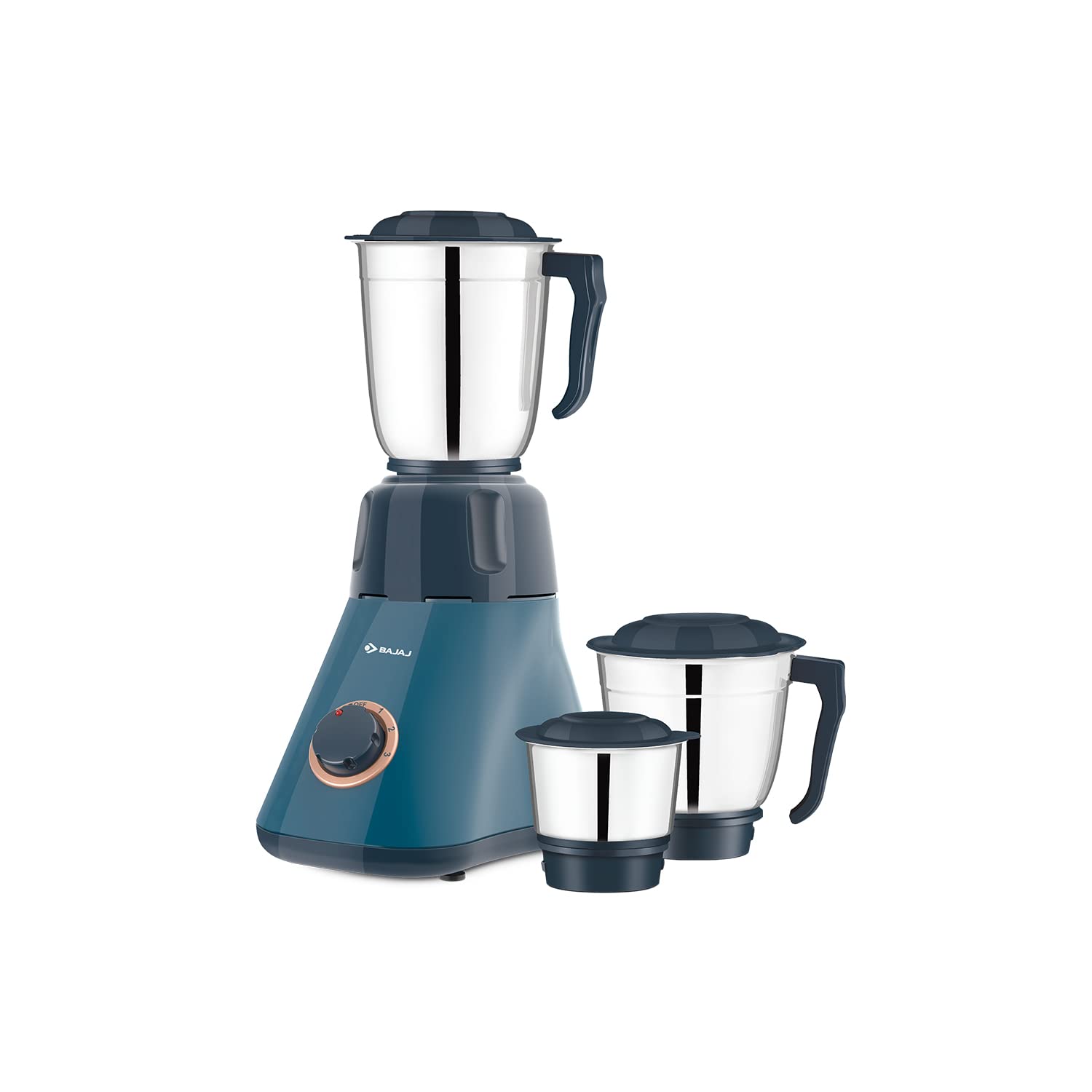 Bajaj Splendora 550 Watt Mixer Grinder with 3 Jars - 410541 - 1
