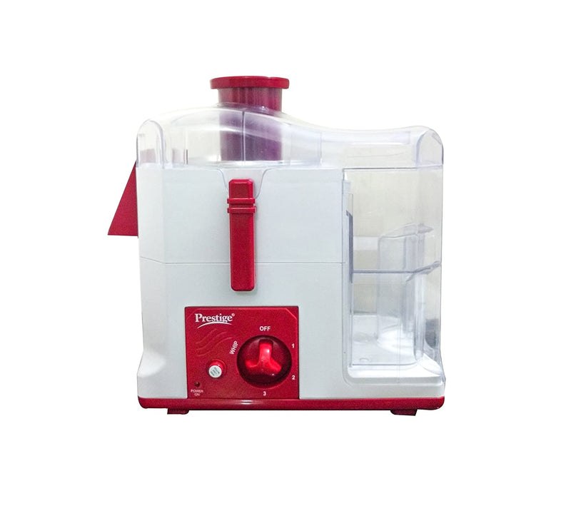 Prestige Platina JMG 550 W Juicer Mixer Grinder (White/Red)