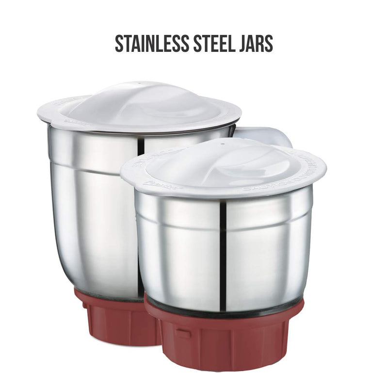 Prestige Tulip Classic 500 Watt Mixer Grinder with 3 Stainless Steel Jar