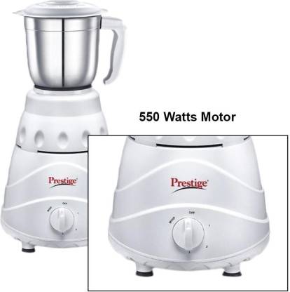 Prestige Flair 550 Watt Mixer Grinder with 3 Stainless Steel Jar