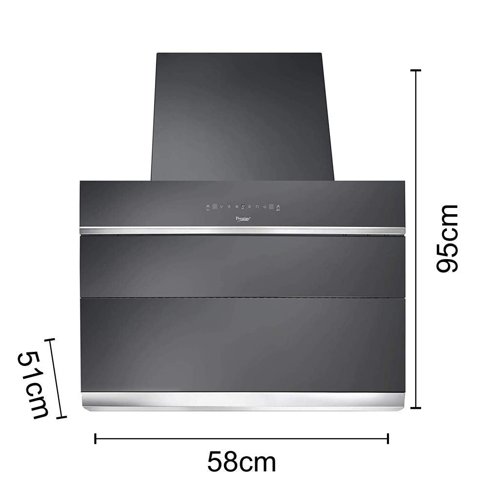 Prestige 90 cm 1100 m³/HR Auto-Clean Angular Kitchen Chimney - AKH 900 MSG - 41642 - 8