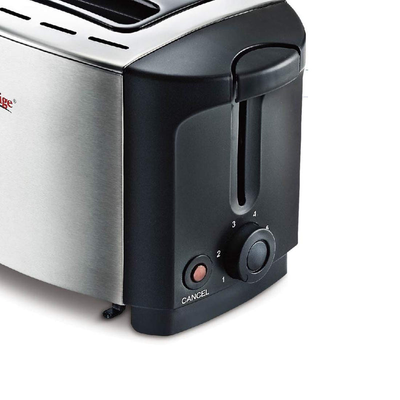 Prestige PPTSKS 750-Watt Pop-up Toaster (Silver/Black)